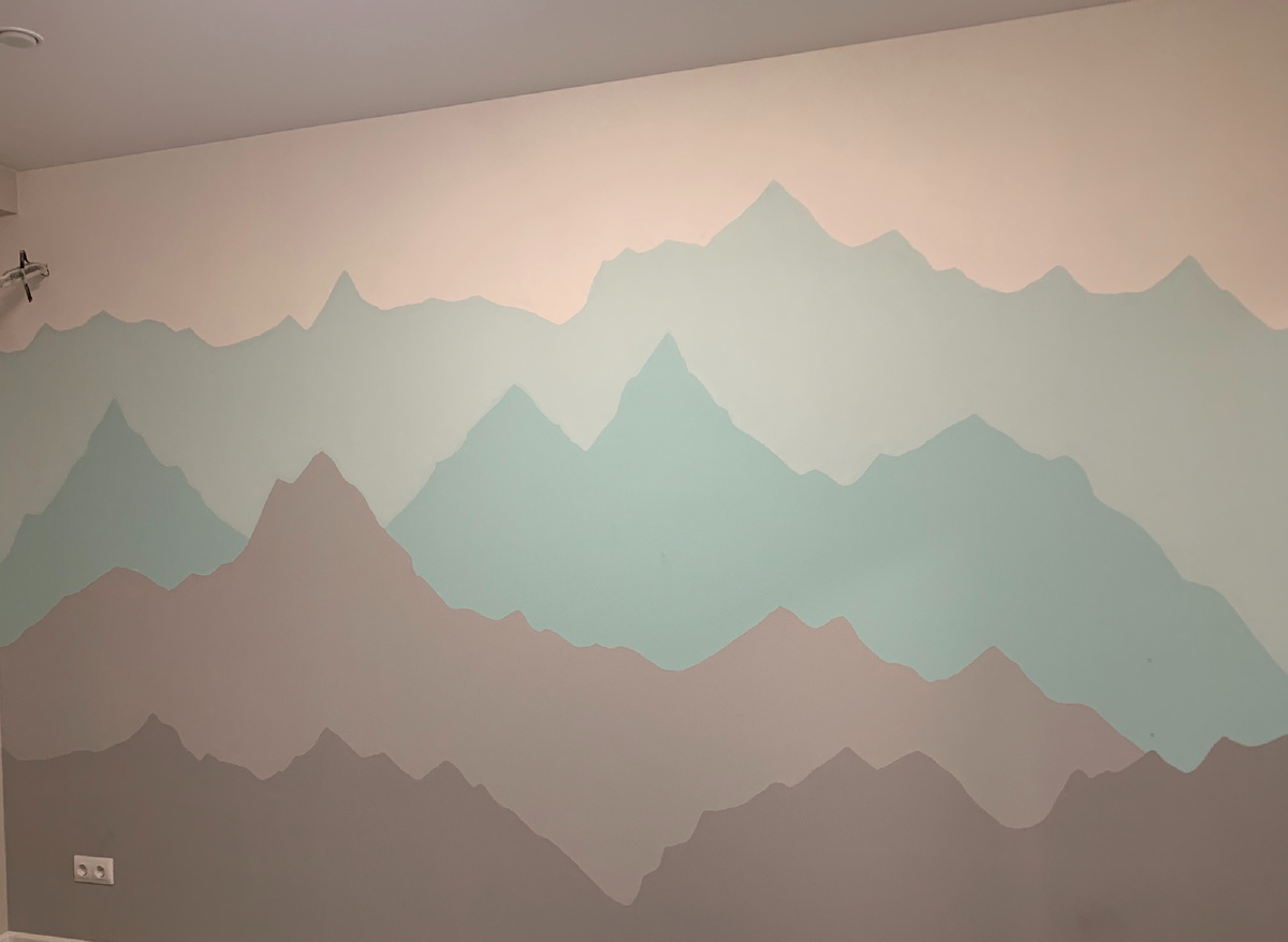 Воплотила в жизнь идею с горами)