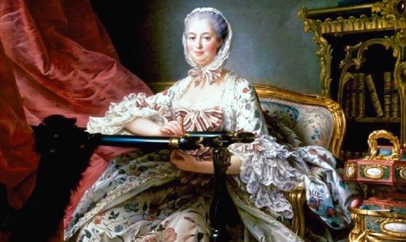 Маркиза де Помпадур, ее последний портрет.