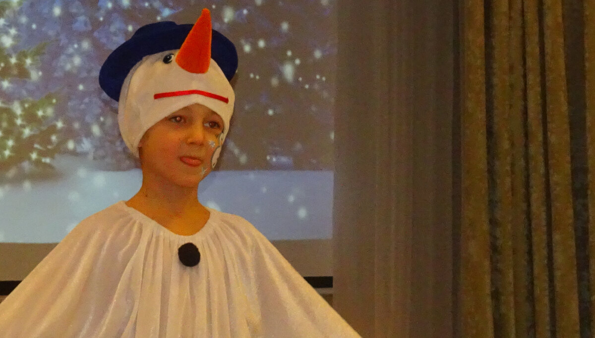 Снеговик. Возможно, Олаф. Фото автора.