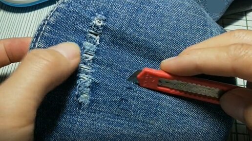Как можно зашить дыры на джинсах или не зашивать вовсе | Шить и творить с Марго | Дзен