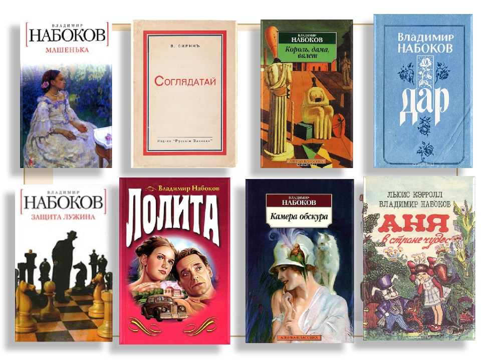 Авторы популярных произведений. Произведения Владимира Набокова. Произведения Набокова список. Набоков произведения список