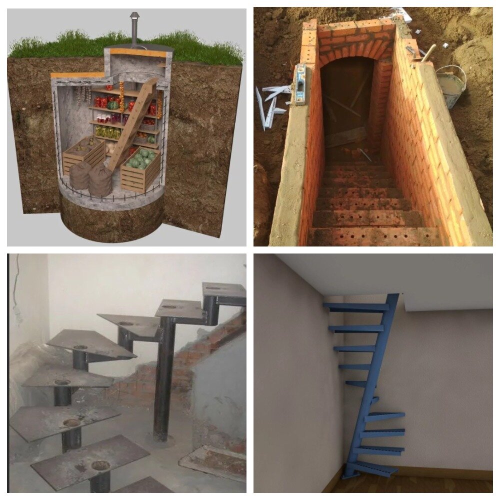 Как правильно построить лестницу в погреб?