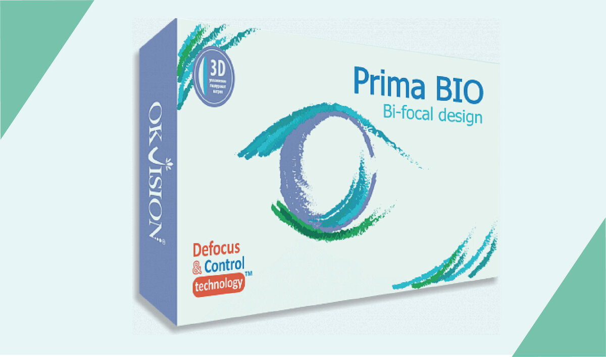 Эффективные мягкие контактные линзы для торможения близорукости у детей.