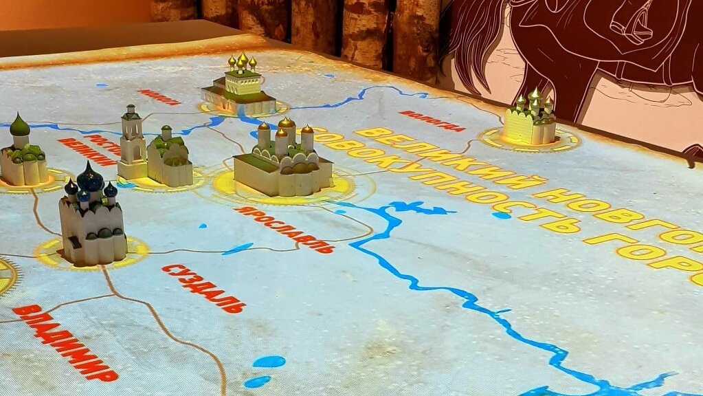 Макет из экспозиции "Мультимедийного музея новой хронологии"