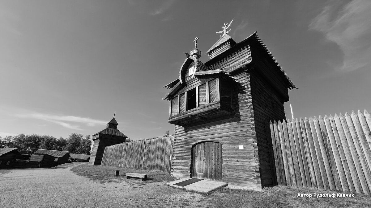 Постараемся найти место острога основанного в 1662 году Похабовым.