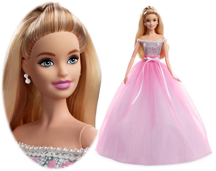 Birthday Wishes Barbie 2017.  (коллаж автора)