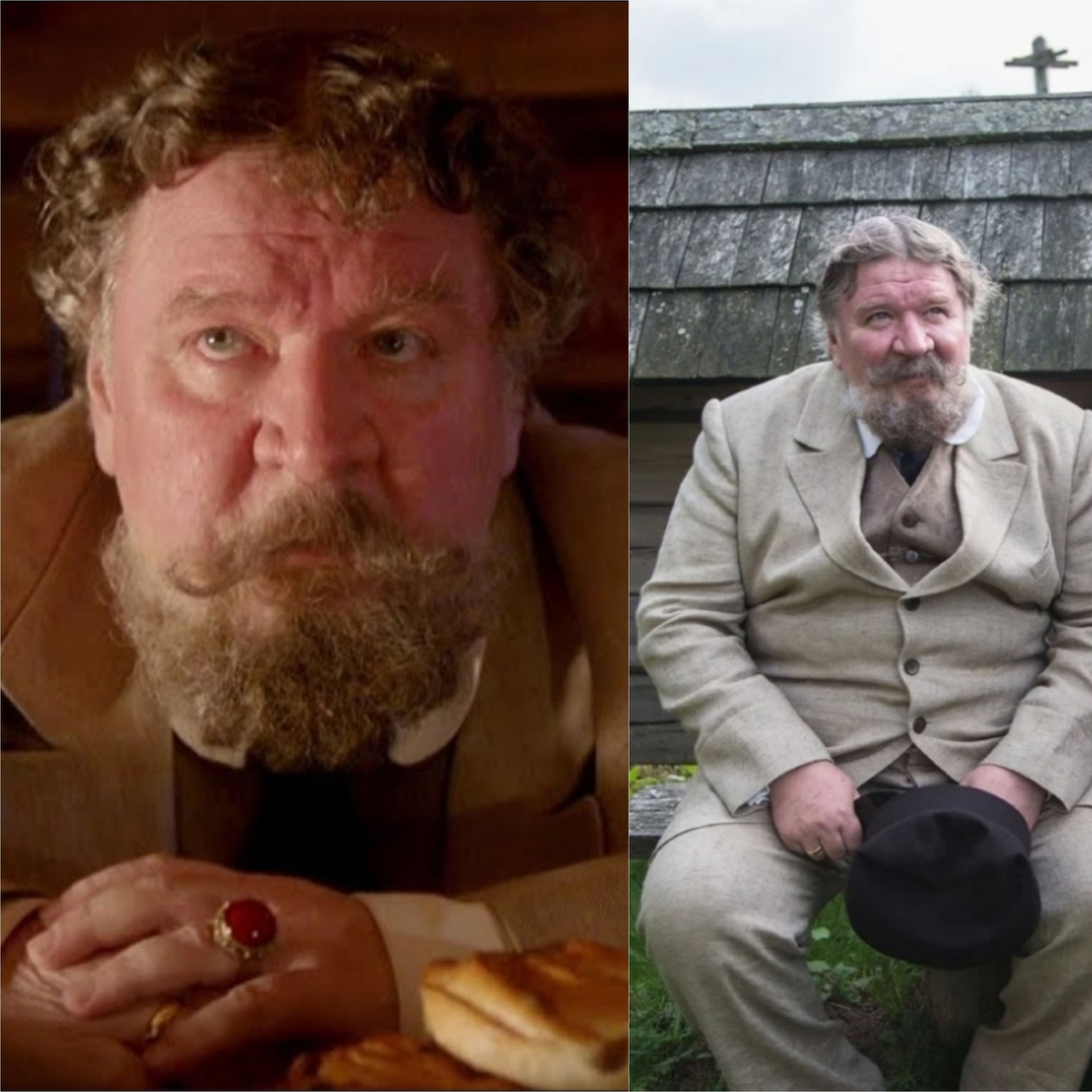  Коллаж сделан автором канала. Роман Мадянов (Яков Куприянов) из сериала Угрюм-река