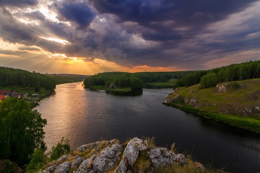 Река Чепца в Удмуртии