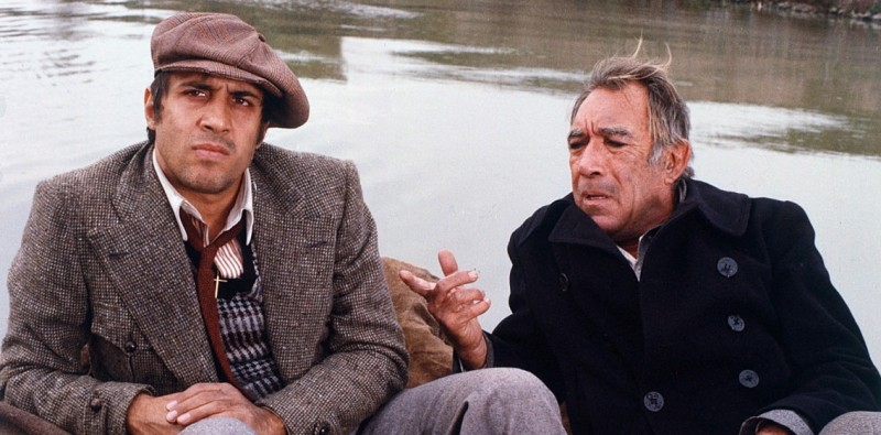 Феликс (Адриано Челентано) и Филипп Бэнг (Энтони Куин), кадр из фильма "Блеф" (1976)