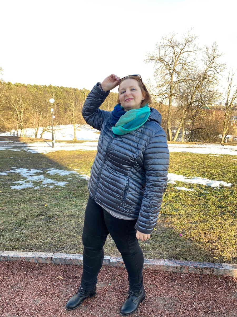 На природе. Солнышко. Небо не получилось.