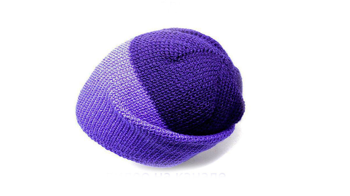 Шапка крючком имитация лицевой глади Василиса  https://www.youtube.com/watch?v=gyu7EG_8C5g