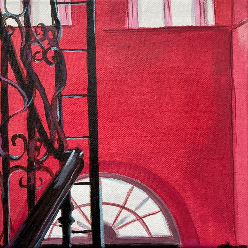 Лестничная клетка - источник вдохновения для художника