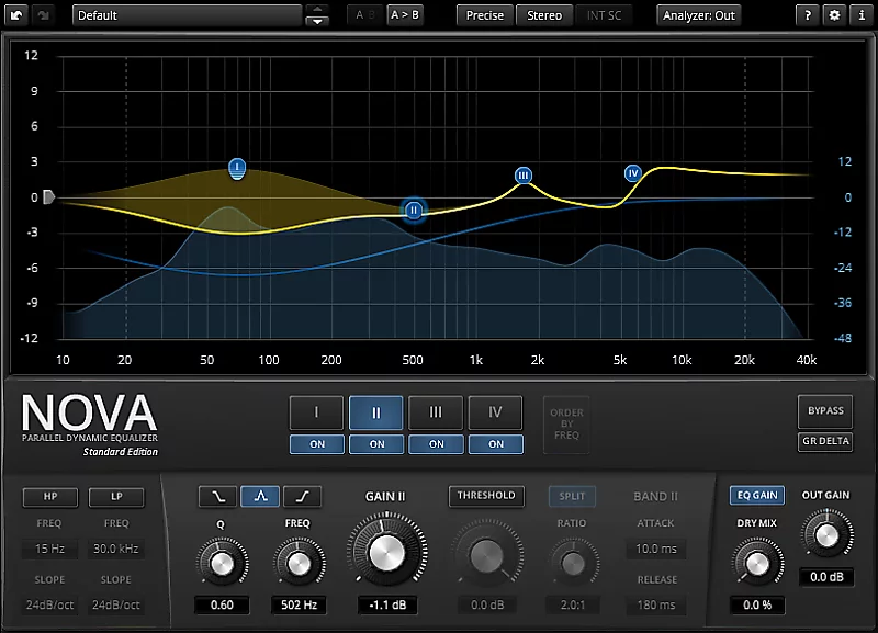 Внешний вид плагина TDR Nova