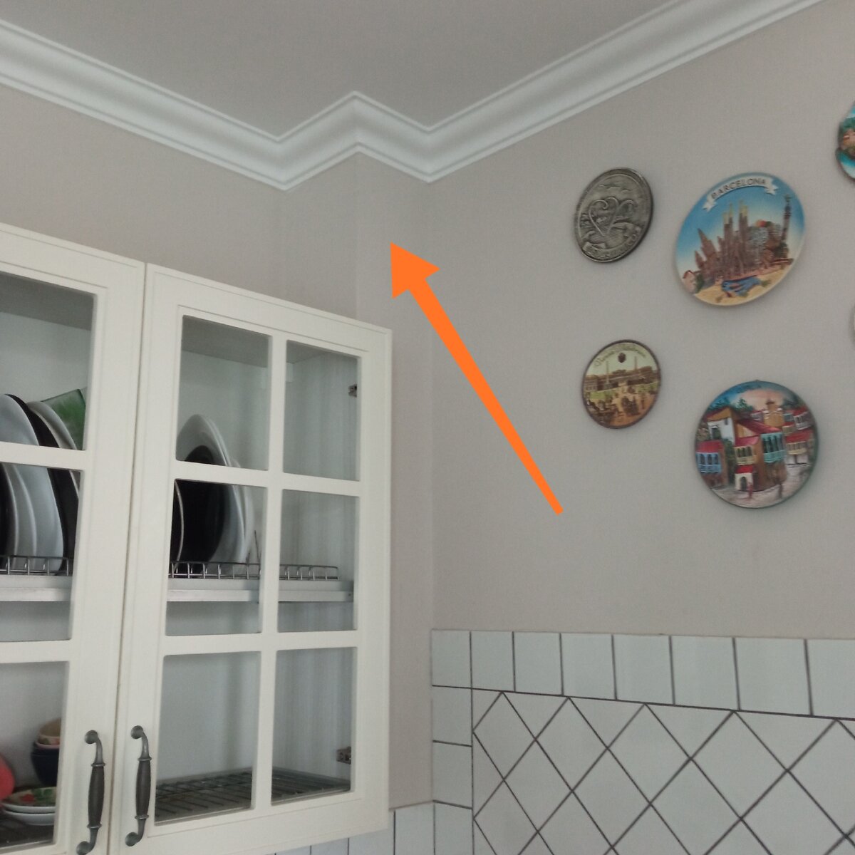 Вот он короб, на эту высоту она забралась изнутри