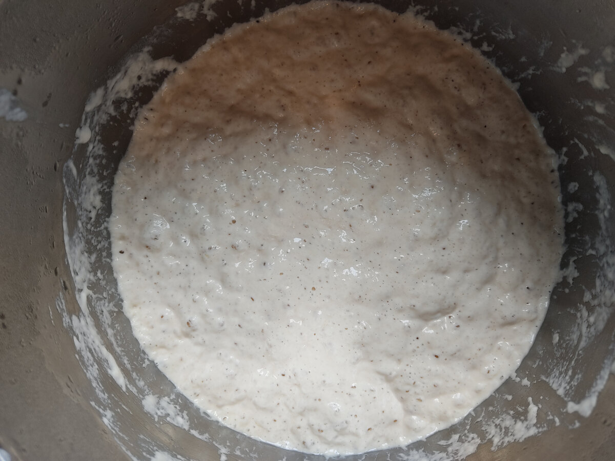 Получилась такая масса, поэтому в следующий раз я возьму 400 мл воды