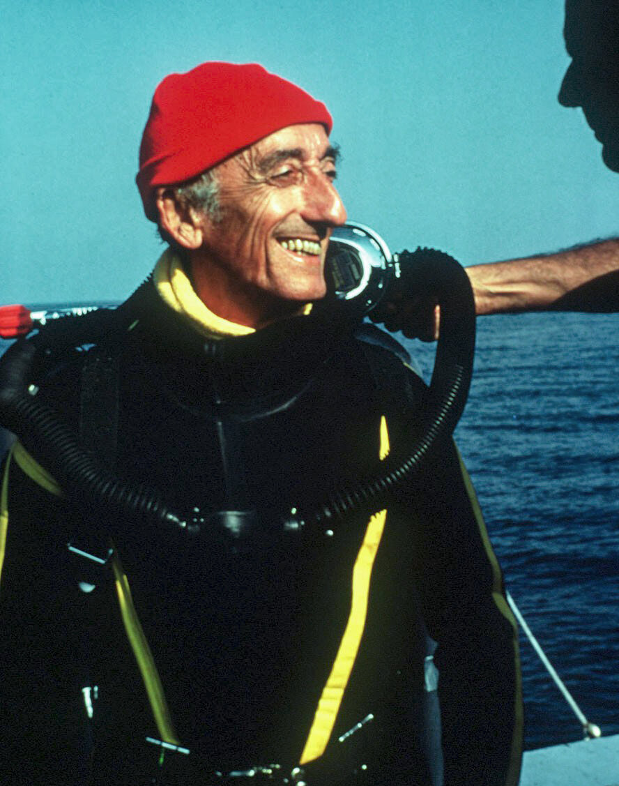 Жак-Ив Кусто. Фото с просторов интернета