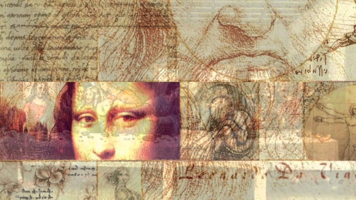 Изображение по мотивам книги «Код да Винчи» писателя Дэна Брауна. 