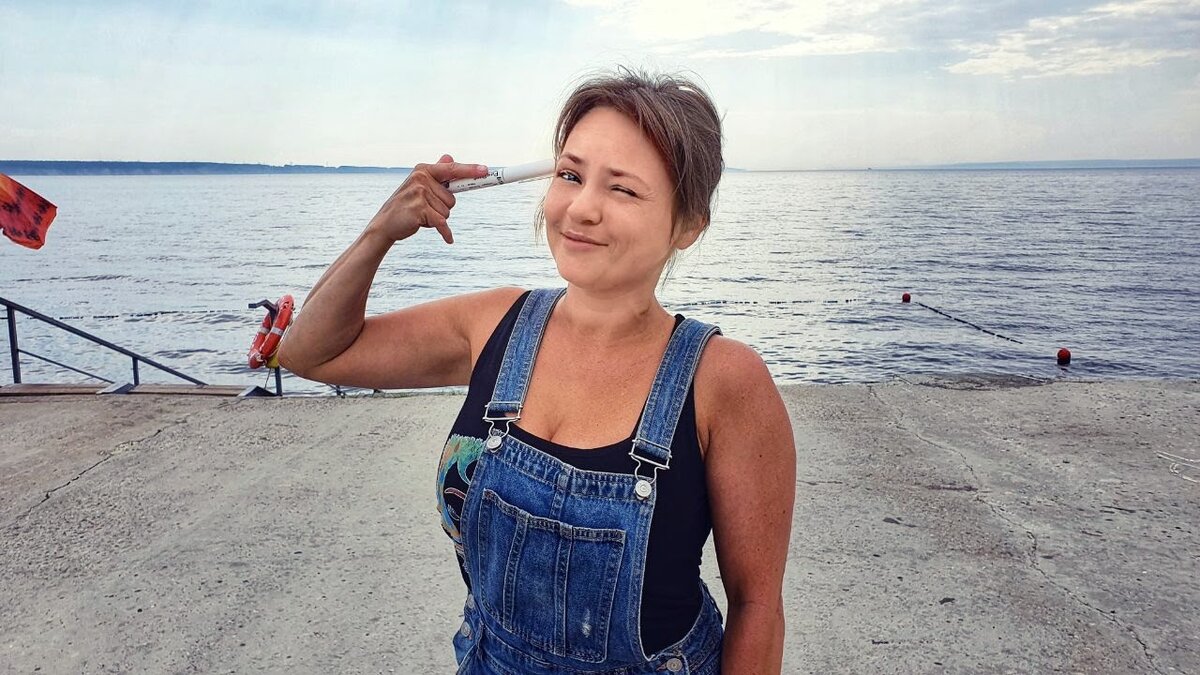 Я на центральном пляже Ульяновска