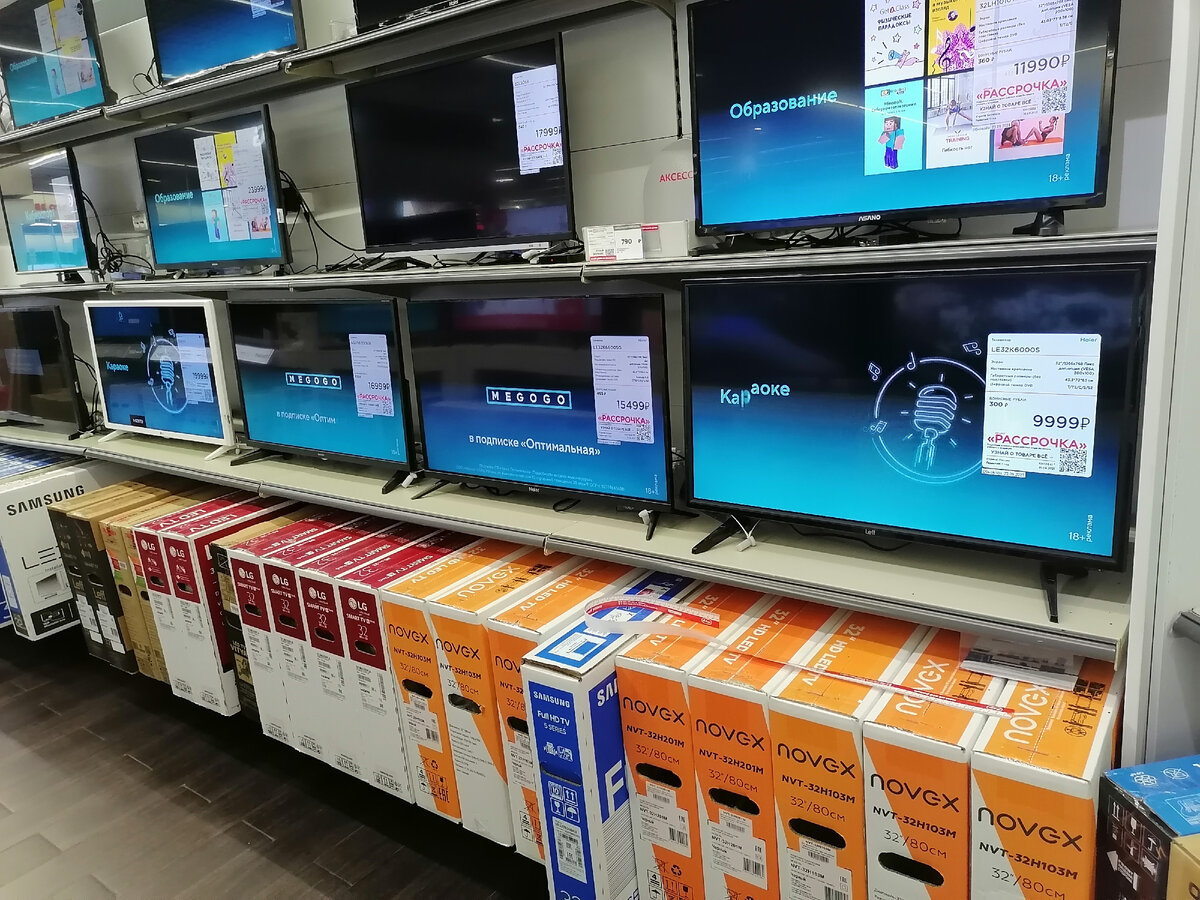 Найдите телевизор с центральной ножкой (фото редакции) 