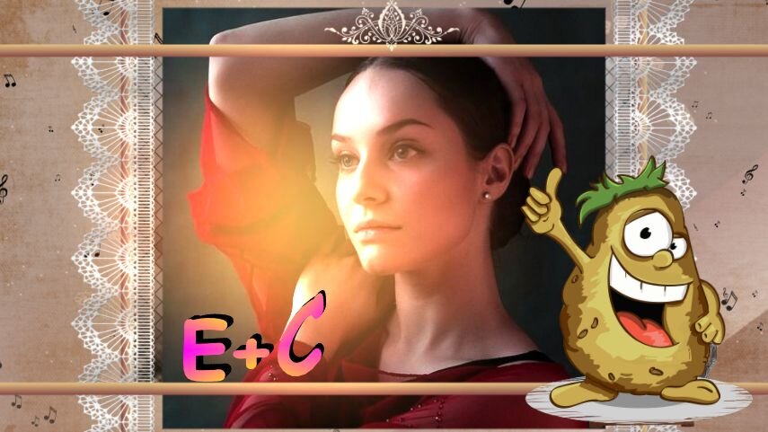 Витамин Е плюс витамин С равняется сияющая подтянутая кожа лица и шеи //  коллаж автора, изображения pixabay.com 