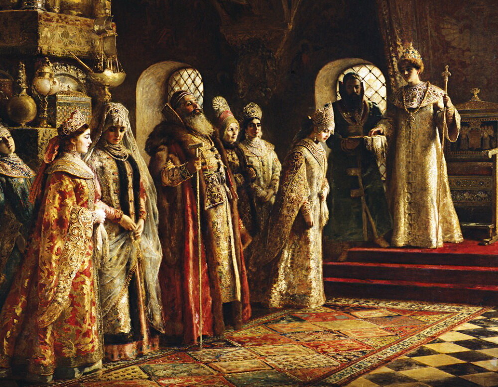 Смотр невест, худ. Маковской