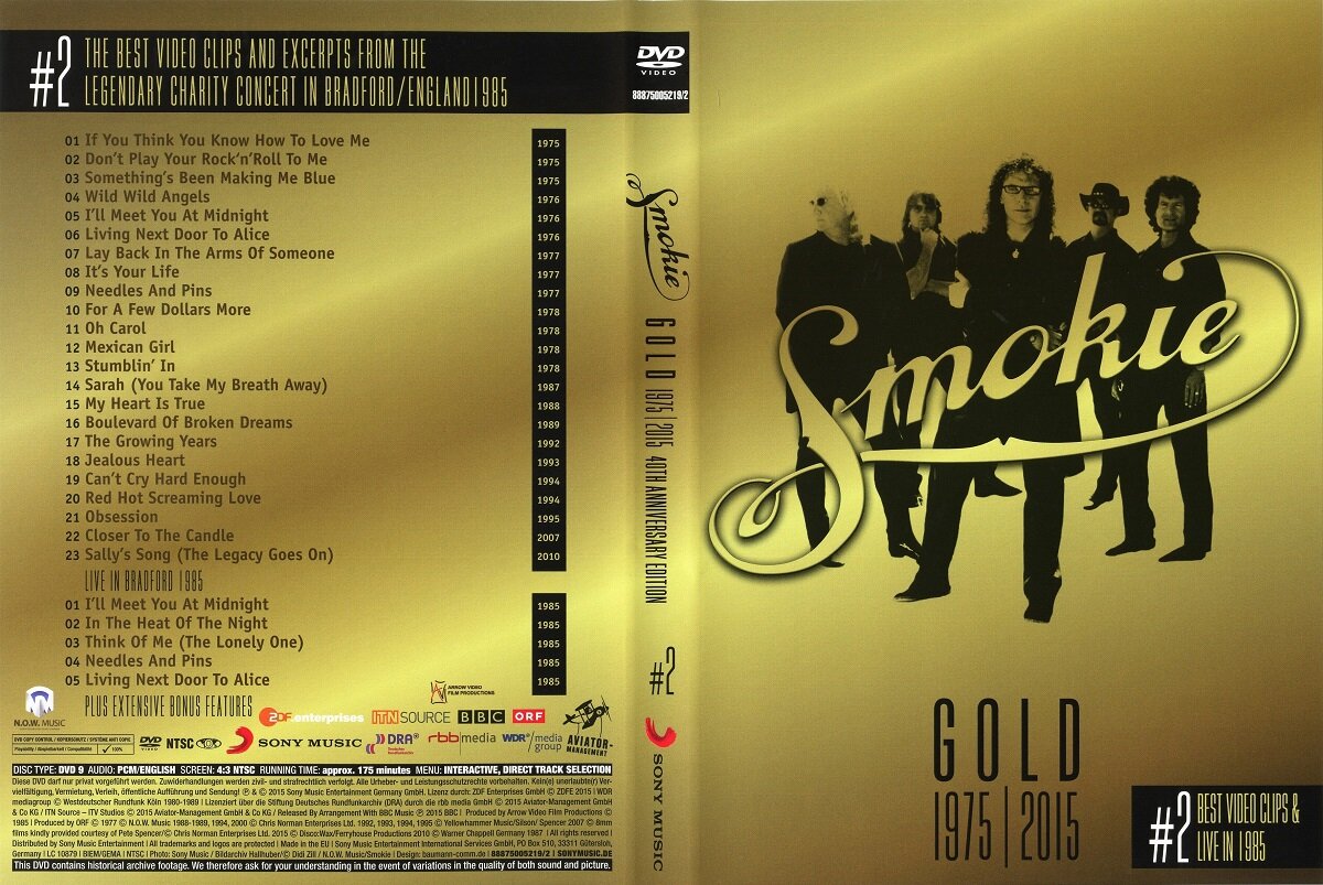 Meet you at midnight перевод песни. Smokie Gold 1975-2015. Smokie 1975.1975.smokey LP. Smokie Gold 1972-2015 диск 1 обложка двд. Smokie 40th Anniversary.