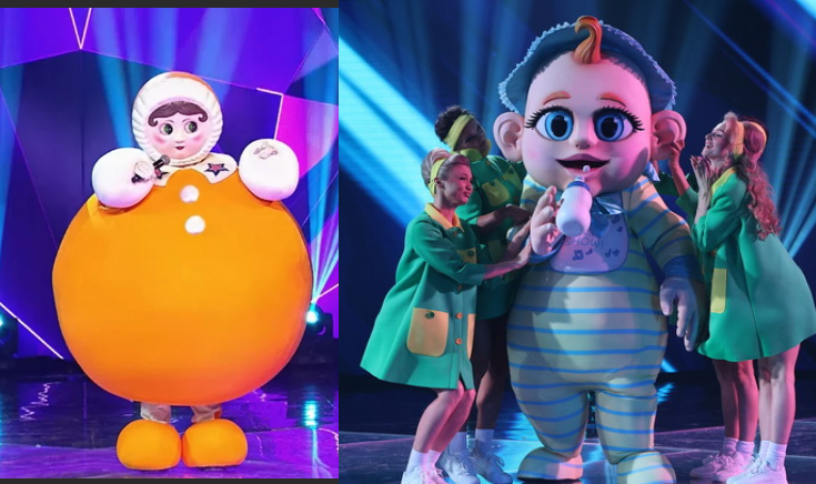 Скрин  из шоу Маска на НТВ