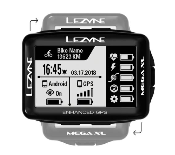Велокомпьютер Lezyne Mega XL GPS