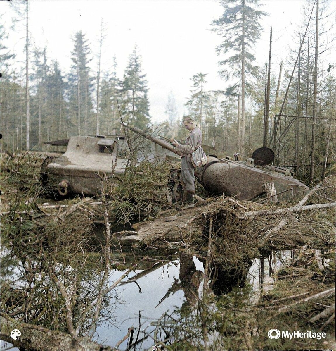 Штурм линии маннергейма картина