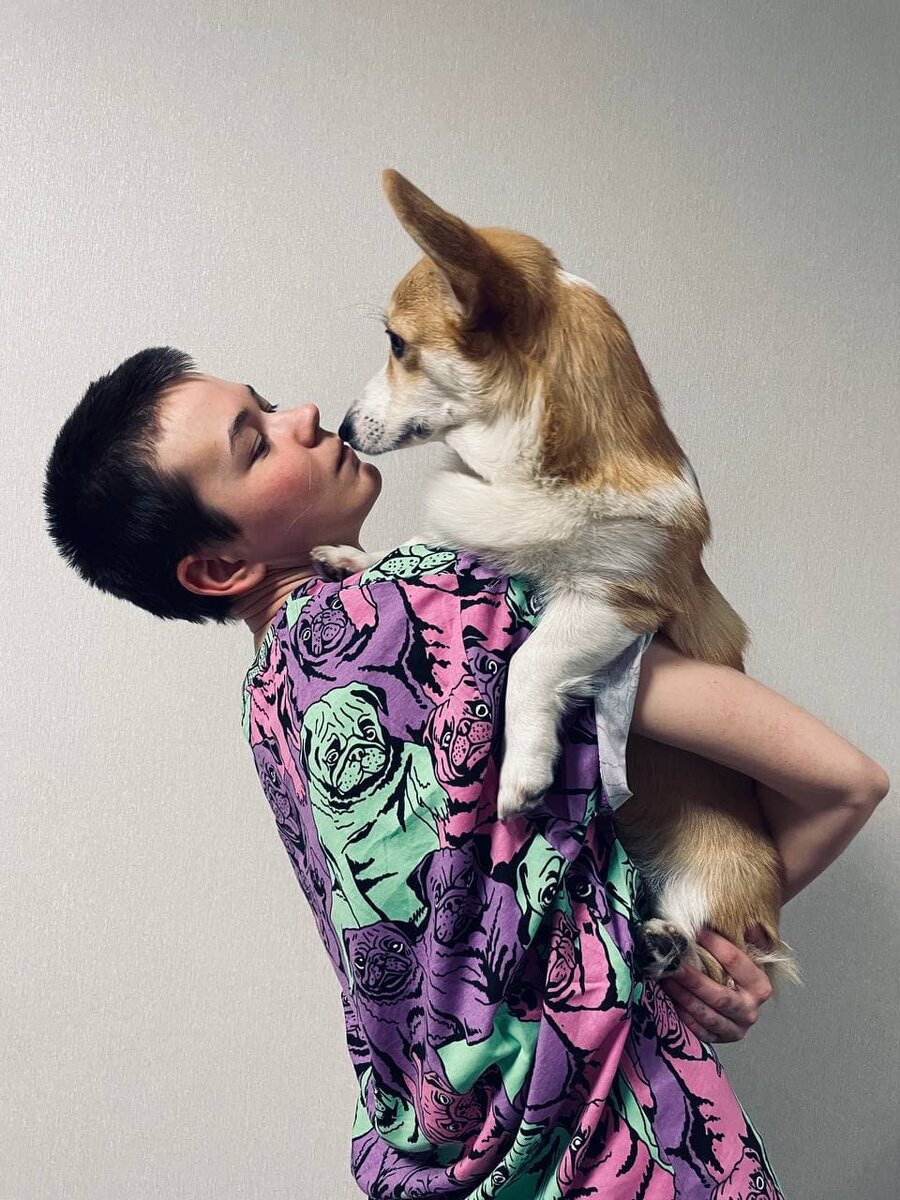 Зацените шерсть Рози на щеках :D