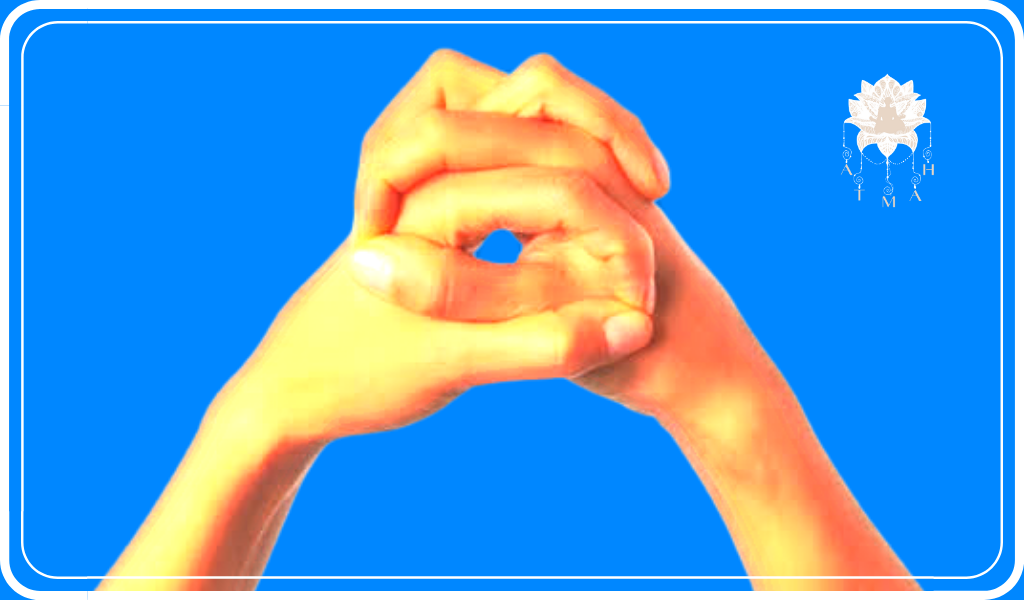 Грантхита Мудра для Горловой Чакры