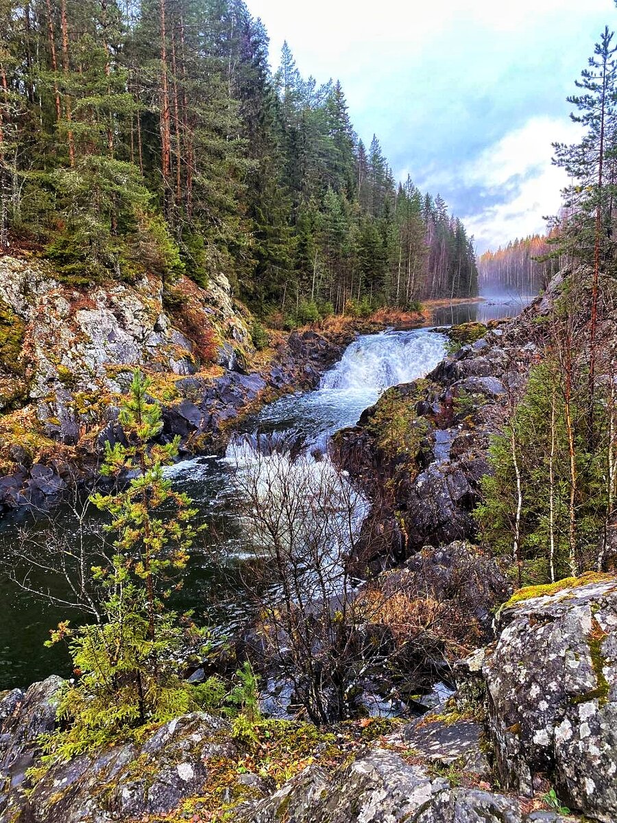 Водопад Кивач, республика Карелия. Фото автора канала.