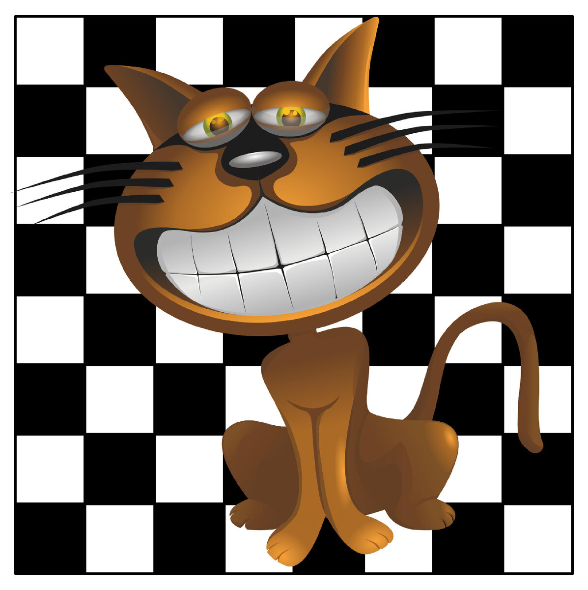 Сколько целых клеток закрывает картинка с котом?