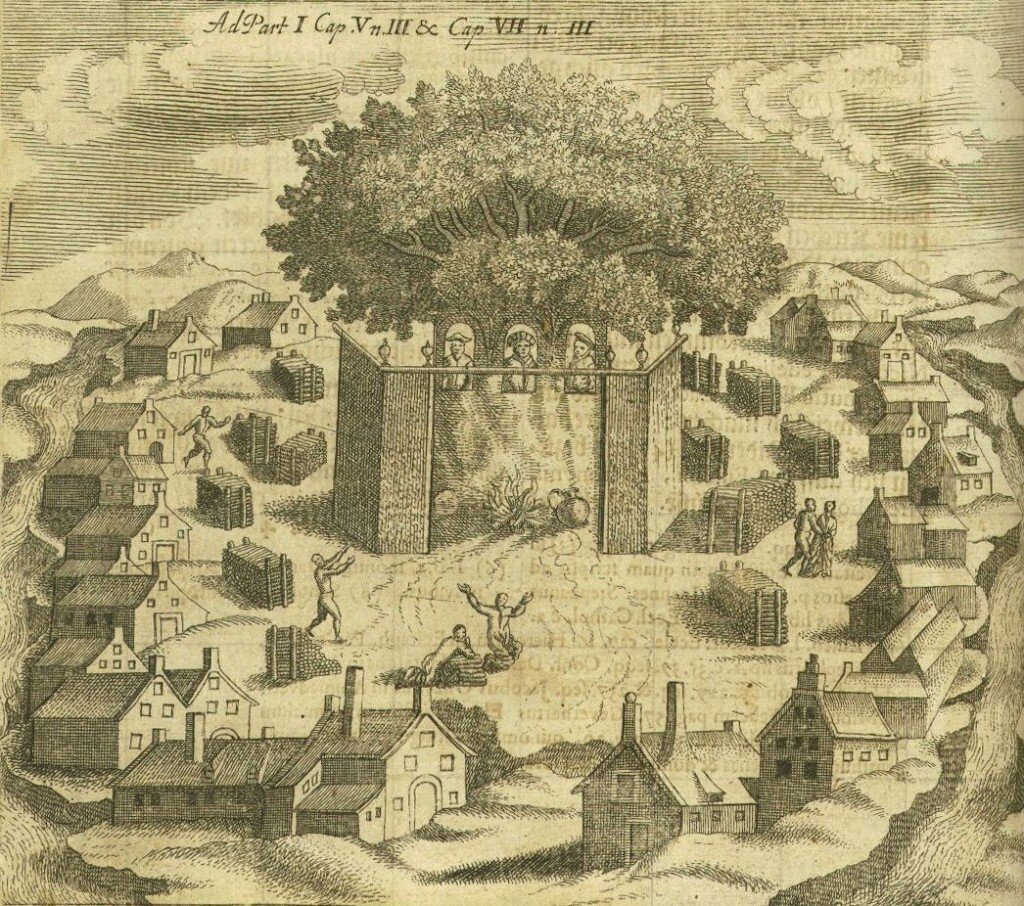 Ромове (Гравюра в книге К. Хартноха Старая и Новая Пруссия, 1684 г.)