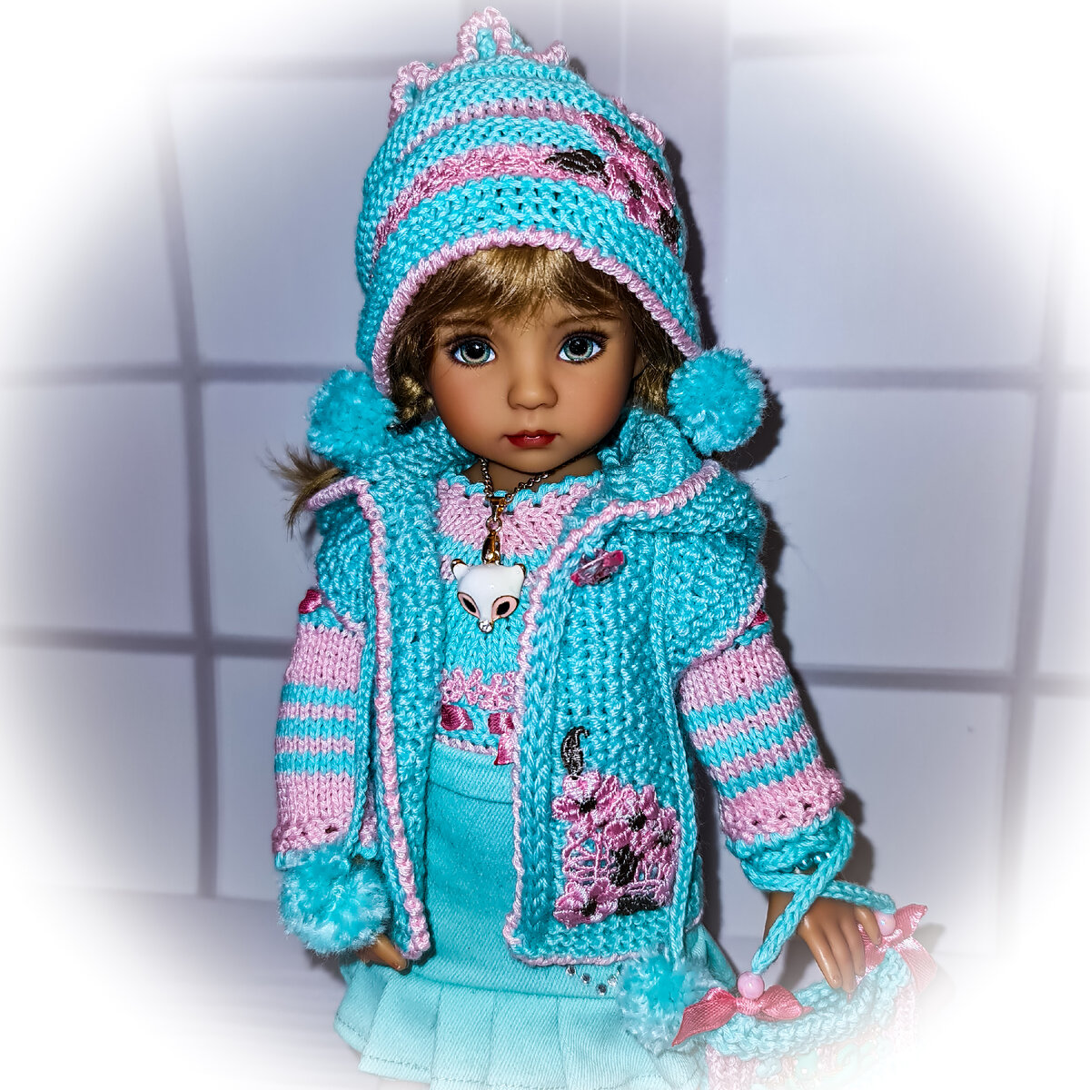 Аутфит "Мятная рапсодия", работа и фото автора