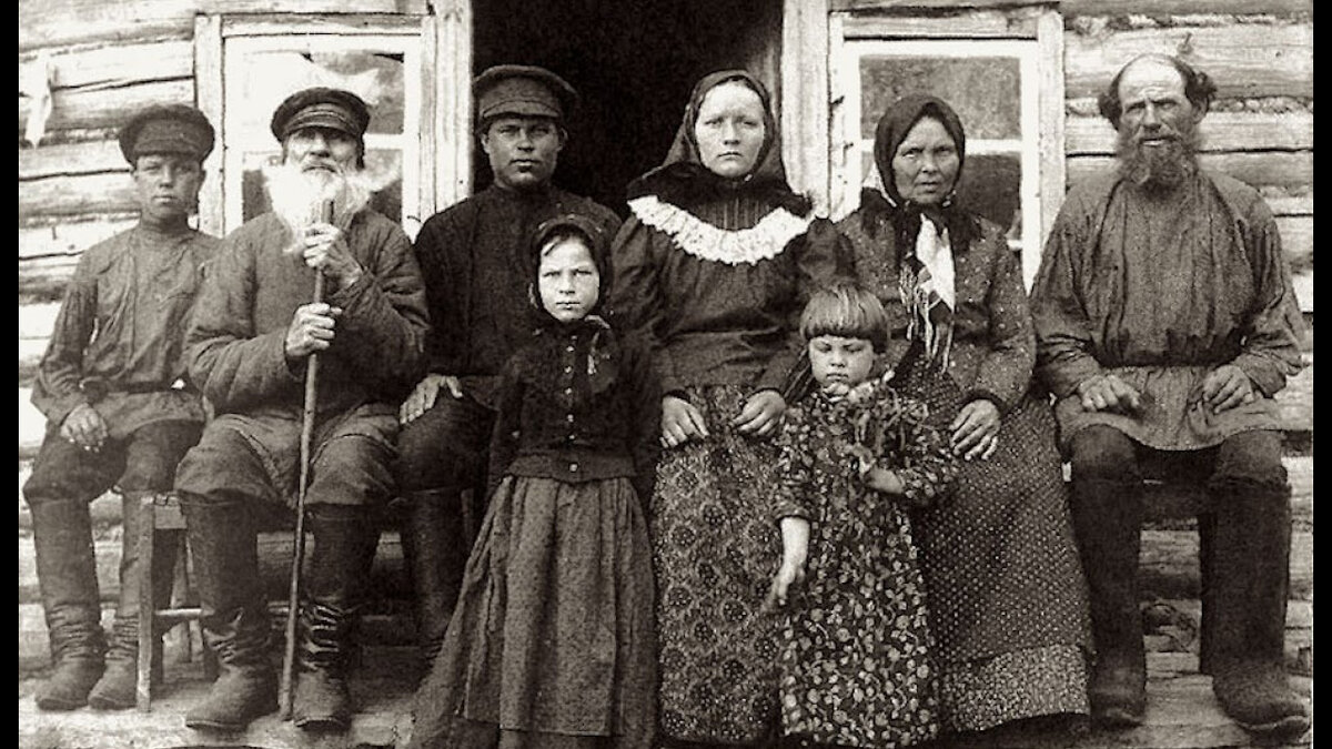 Русские крестьяне конца 19 - начала 20 вв.