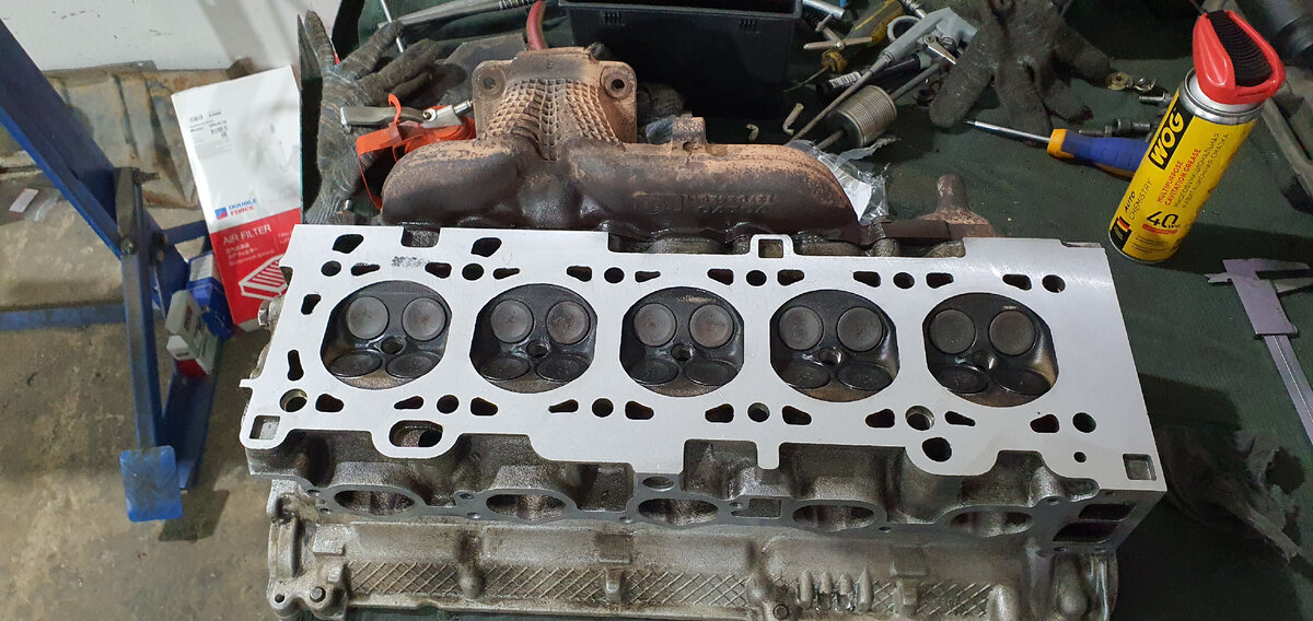 Установлены клапана 