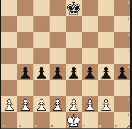 Если пешка делает прыжок и оказывается рядом с неприятельской пешкой, то неприятельская пешка может её срубить, как бы зайдя за спину по диагонали. Это правило называется "взятие на проходе".