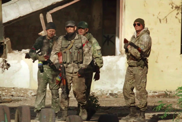    Украинские боевики Цитата из к/ф «Донбасс. Окраина», реж. Ренат Давлетьяров. 2019. Россия