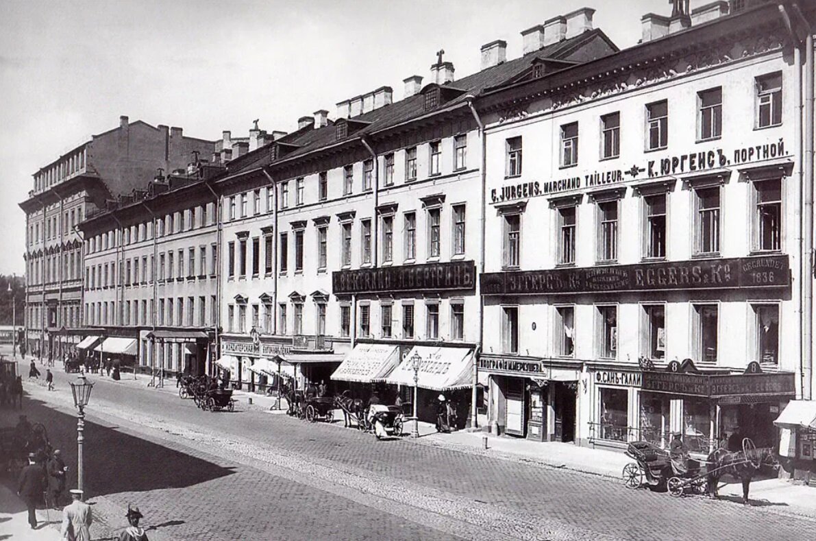 Невский проспект в начале 1900-х годов