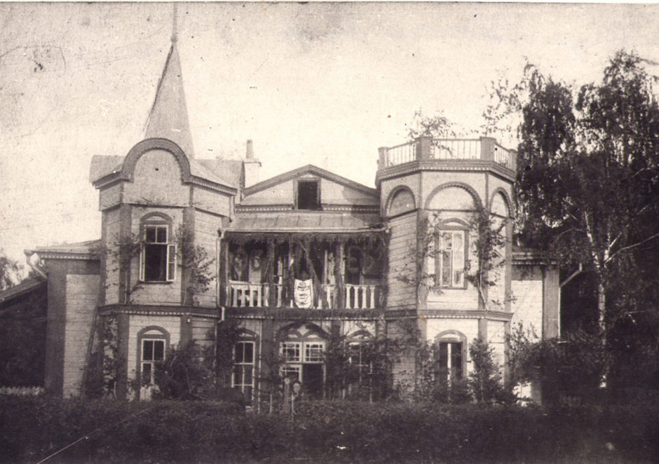 главный усадебный дом Боратынских в Шушарах