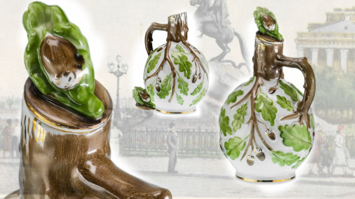 Графин Дубок , худ. Семёнов 