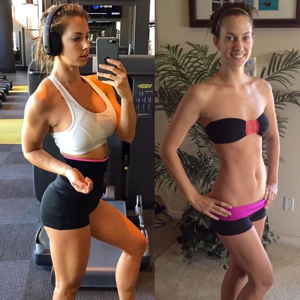 спорт до и после фото