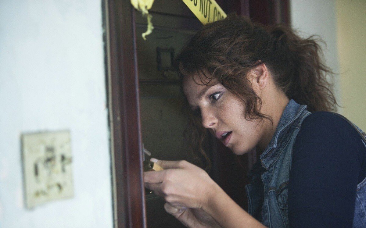 Кэтрин Хайгл в роли Стефани Плам. Кадр из фильма "Очень опасная штучка". Изображение взято из свободных источников