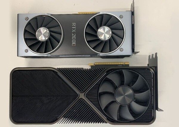 Накануне официального анонса видеокарт NVIDIA серии GeForce RTX 30 с сети начали появляться фотографии готовых устройств и аксессуаров к ним.