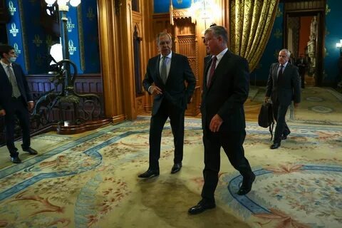 Встреча главы МИД РФ со Стивеном Биганом в Москве. 25.08.2020г.