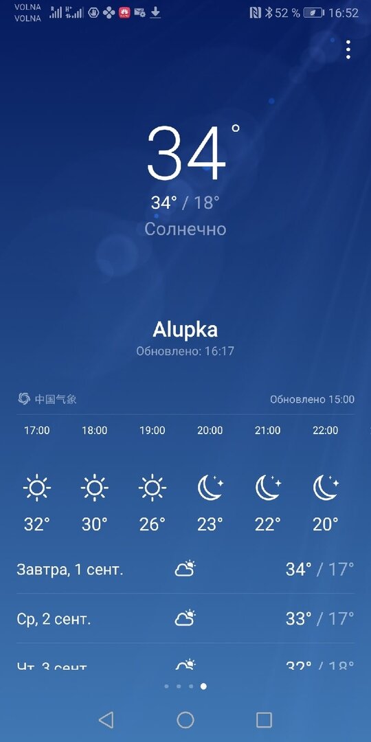 Погоды стоят летние...