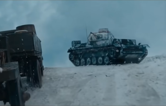 Вот это поворот. Поворот от танка