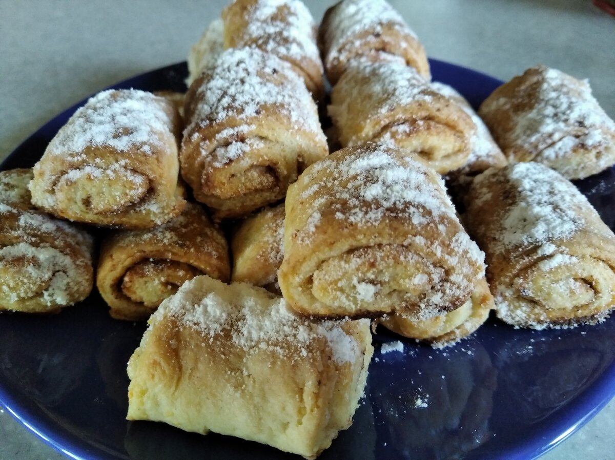 Печенье с творожной начинкой