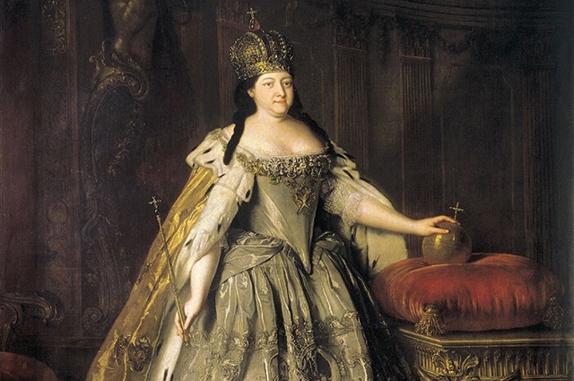 Портрет Анны Иоанновны императрицы Российской .